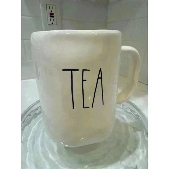 Rae Dunn Ceramic Coffee Tea Mug TEA On Mug By Magenta - Picture 7 of 10